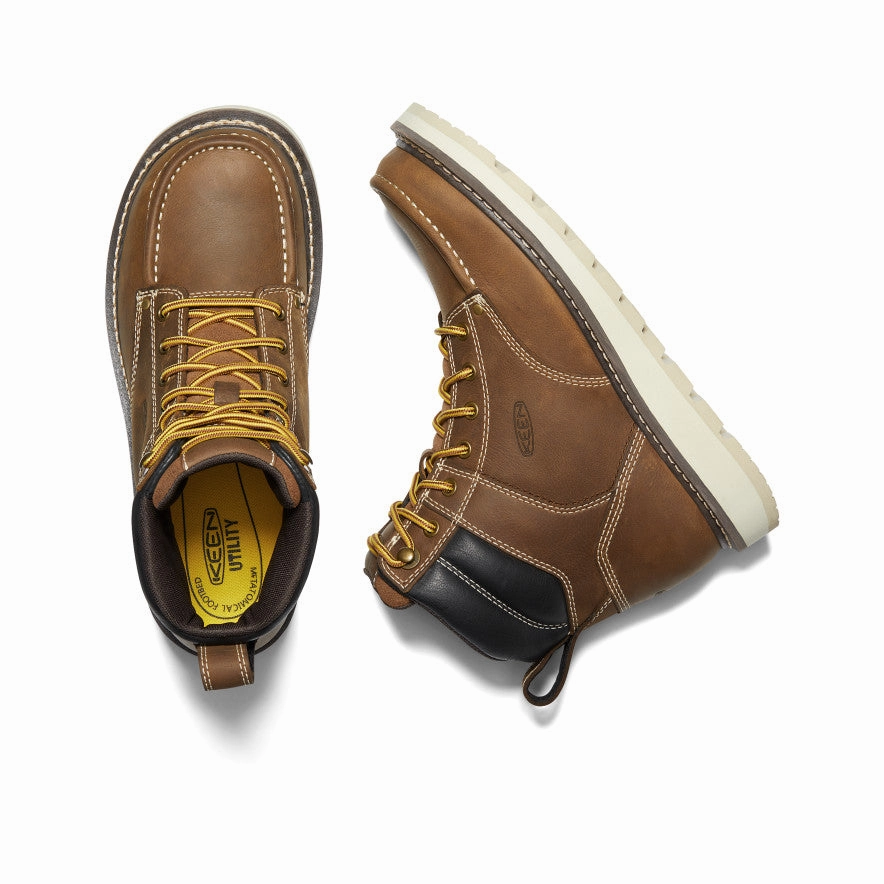 Quick Steps Men's Cincinnati 6" Boot (Soft Toe)  |  Belgian/Sandshell