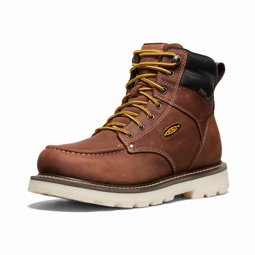 Men's Cincinnati 6" Waterproof 90?? Heel Boot (Soft Toe)  |  Tuscan Red/Sandshell Energy return