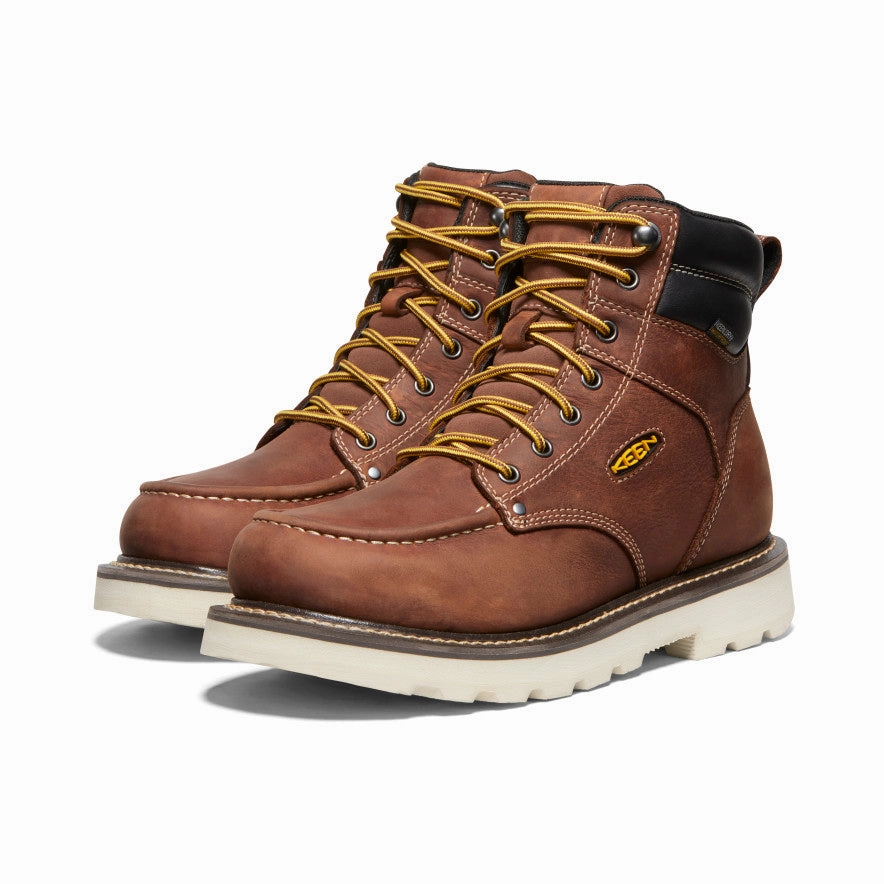 Men's Cincinnati 6" Waterproof 90?? Heel Boot (Soft Toe)  |  Tuscan Red/Sandshell Planet Hike
