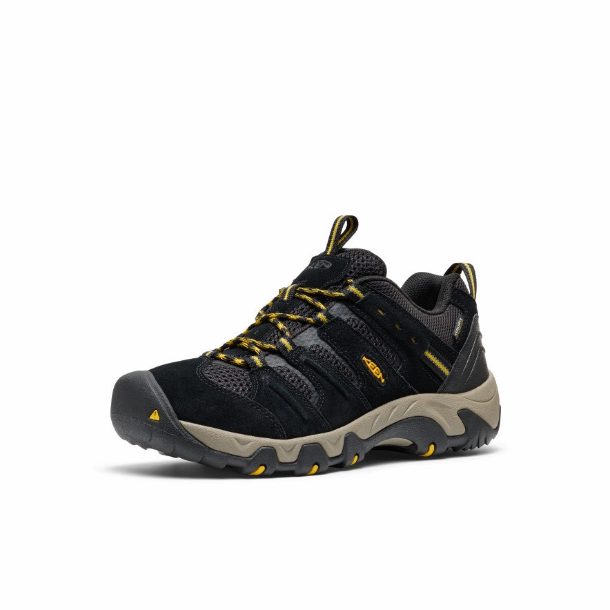 Men's Headout Waterproof Hiking Shoe  |  Black/Lemon Curry Trail Specific Design