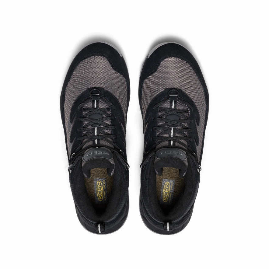 Superior Traction Comfort Cushion Men's Hightrail Polar Hiking Boot  |  Black/Steel Grey