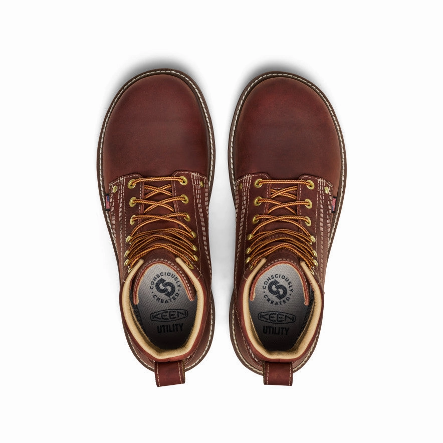 Men's Liberty 6" Waterproof 90?? Heel Boot (Soft Toe)  |  Bombay Brown/Gum waterproof