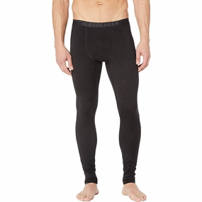 Compression Fit Anatomical Construction Men's Merino 200 Oasis Leggings with Fly
