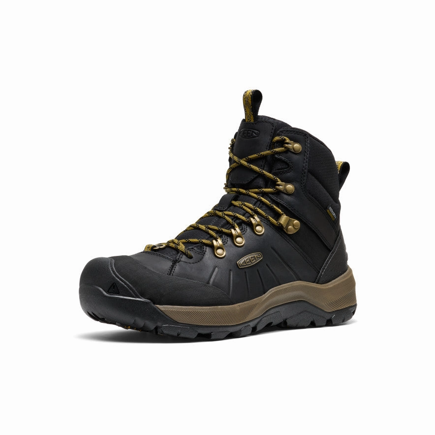 quick dry Men's Revel IV Polar Waterproof Boot  |  Black/Lemon Curry
