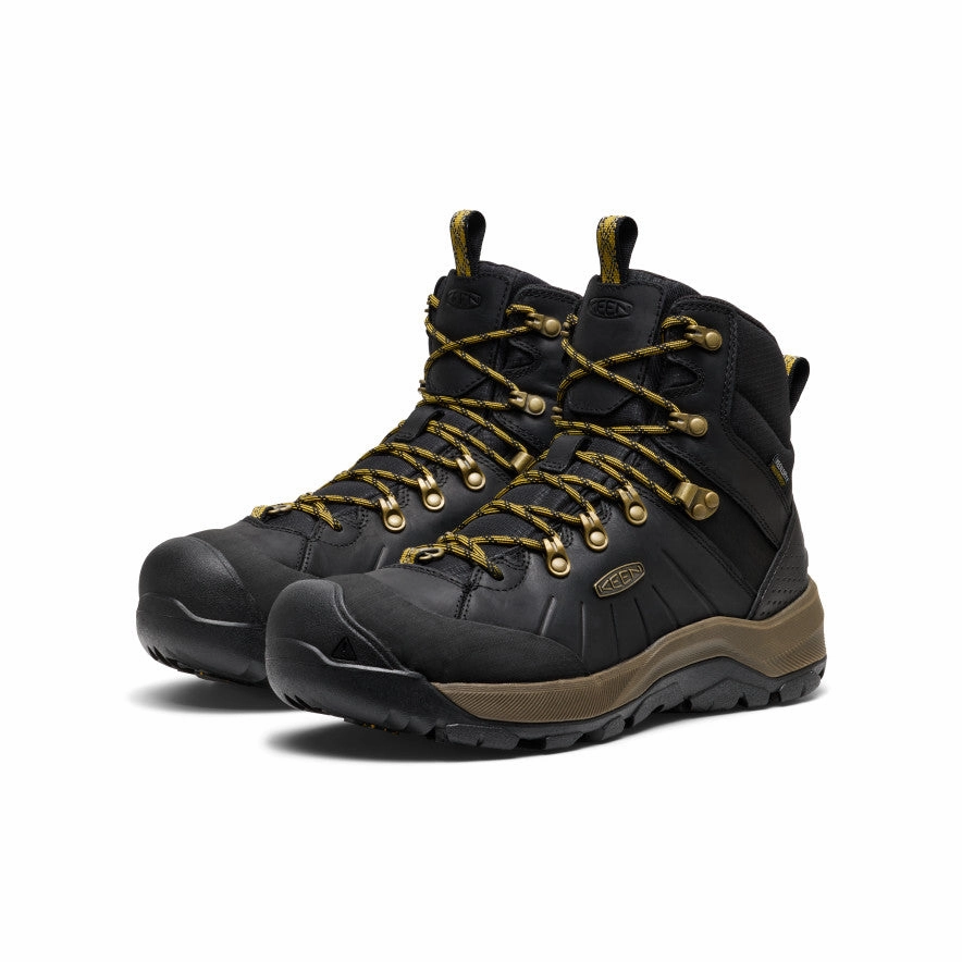 Breathable Design Lightweight Design Men's Revel IV Polar Waterproof Boot  |  Black/Lemon Curry