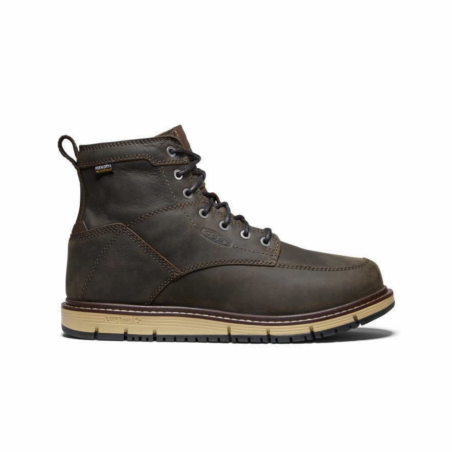Bus Hop Men's San Jose 6" Waterproof Boot (Soft Toe)  |  Cascade Brown