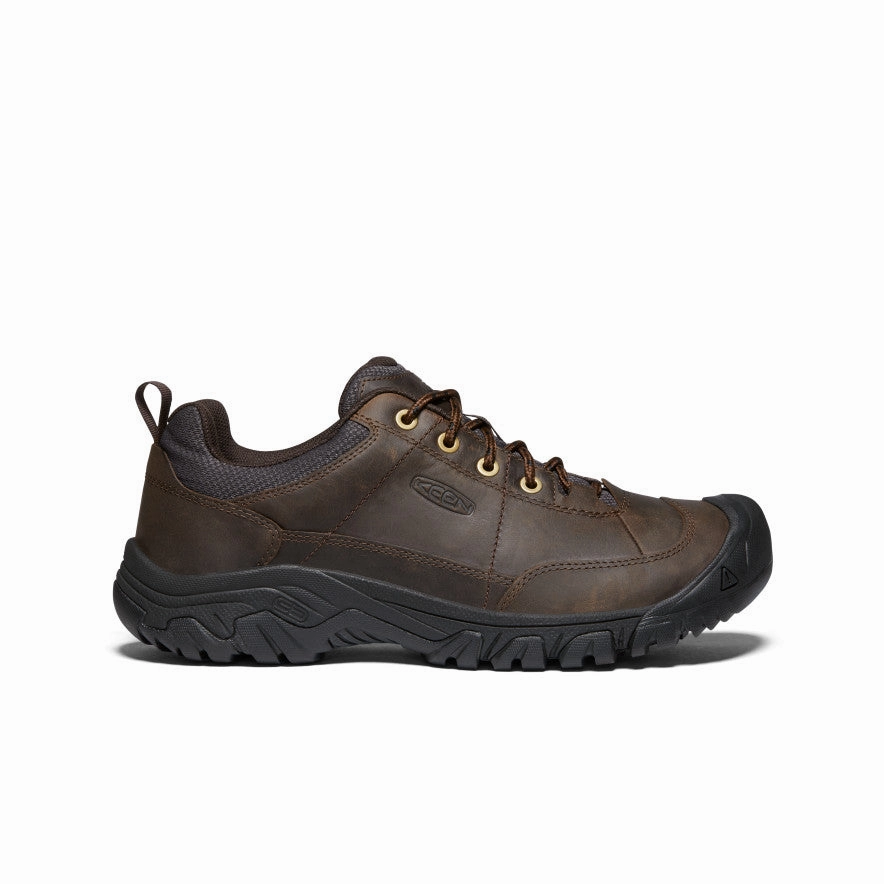 Every Moment Campus Fit Men's Targhee III Oxford Wide Shoe  |  Dark Earth/Mulch