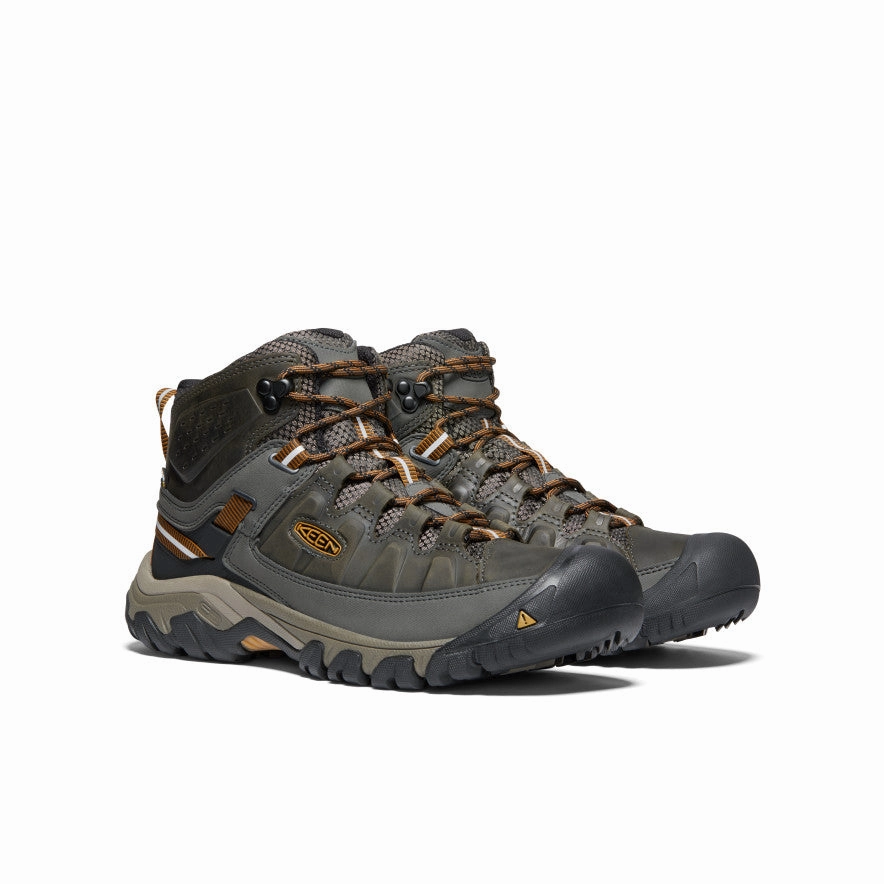 Men's Targhee III Waterproof Mid  |  Black Olive/Golden Brown Breathable Lining