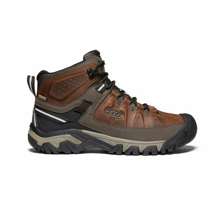 Comfortable Insole Men's Targhee III Waterproof Mid  |  Chestnut/Mulch
