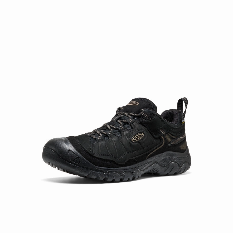 Men's Targhee IV Waterproof Hiking Shoe  |  Triple Black All terrain