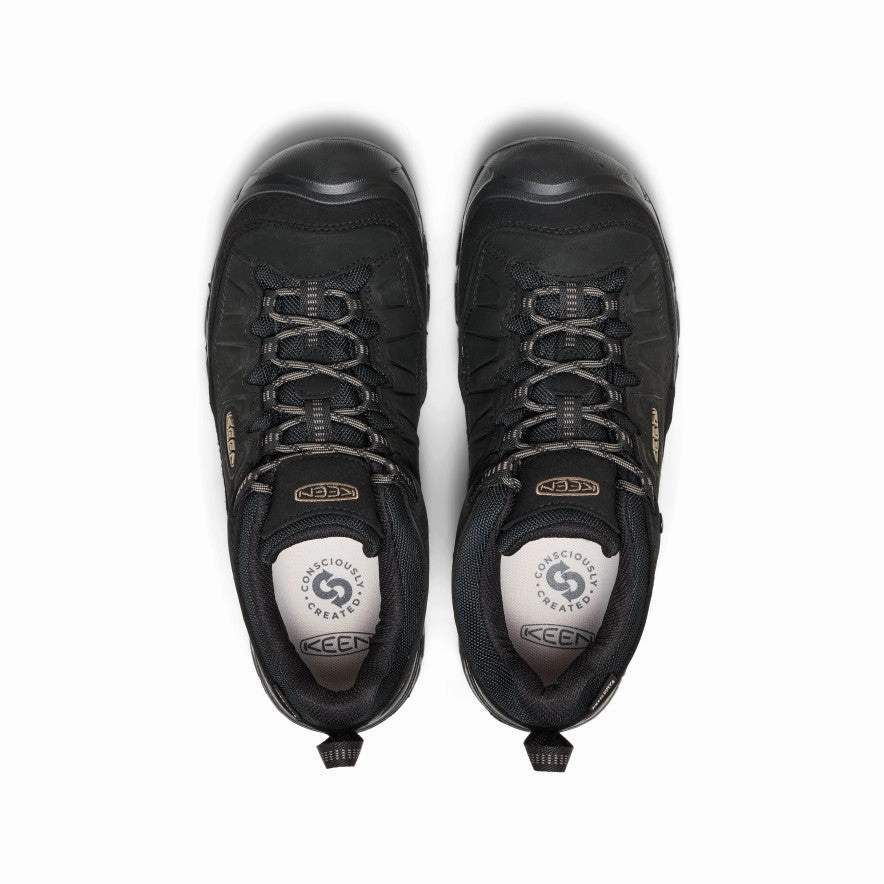 Performance Contoured Men's Targhee IV Waterproof Hiking Shoe  |  Triple Black