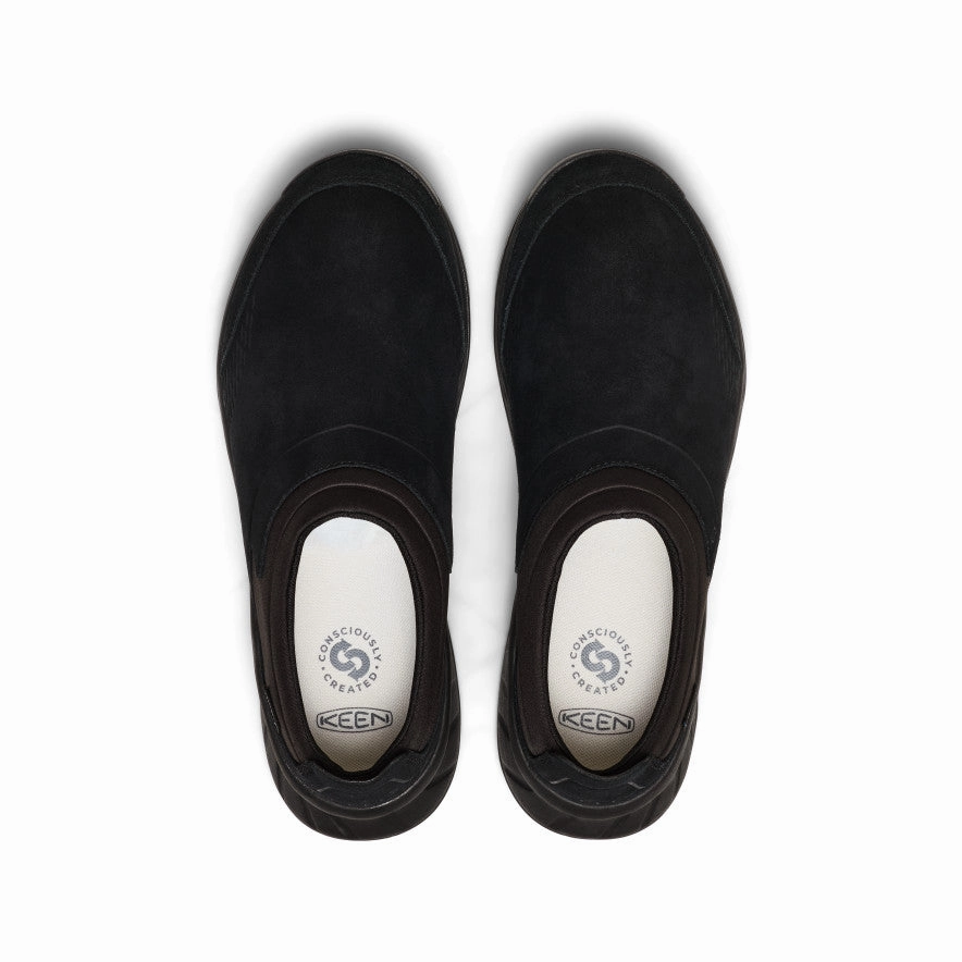 Men's TTS Moc Waterproof Sneaker  |  Black/Black Airy Feel Shine Jog