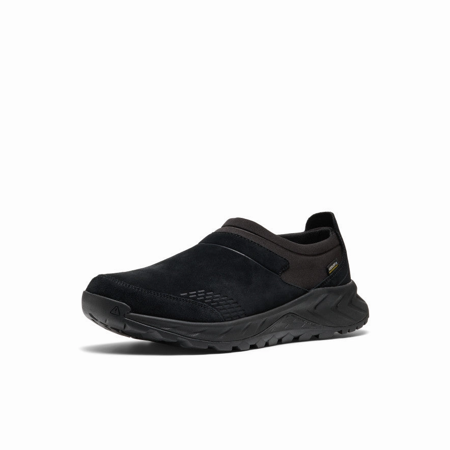 Harbor Stroll Men's TTS Moc Waterproof Sneaker  |  Black/Black
