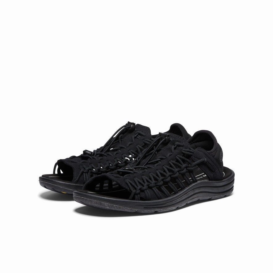 Comfortable Movement Men's UNEEK II Open Toe  |  Black/Black