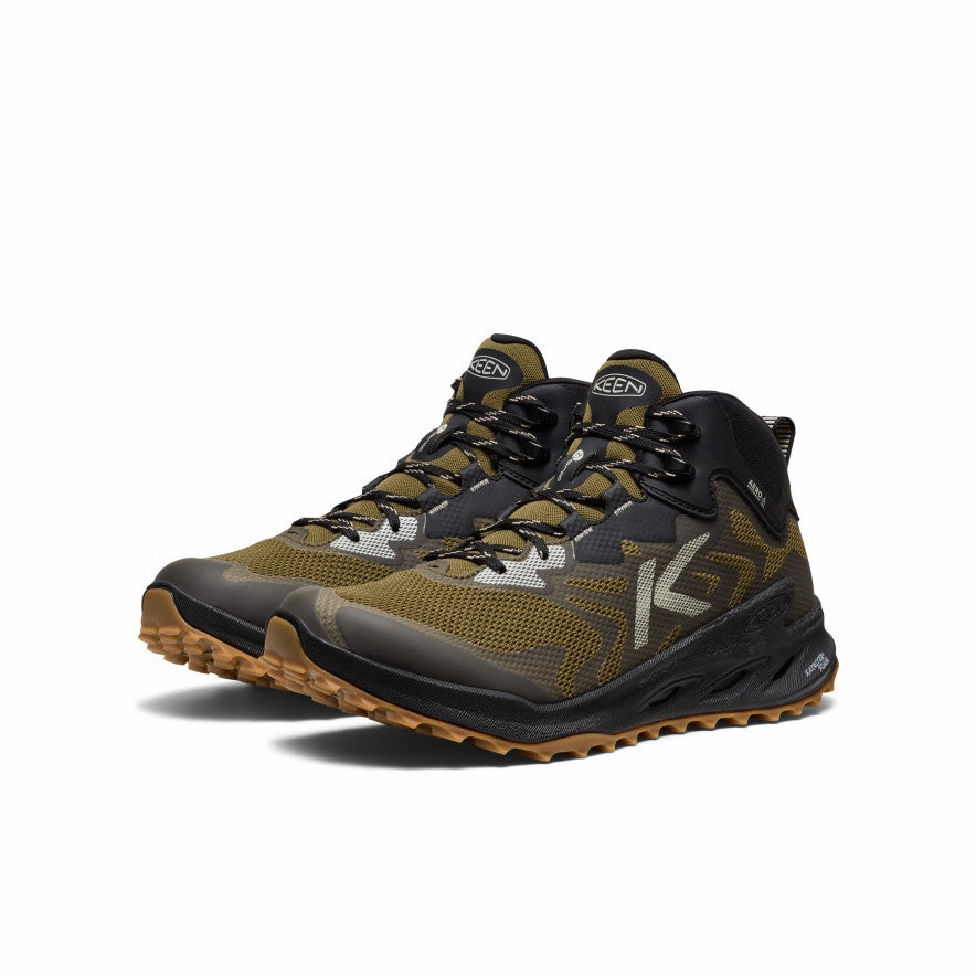 Men's Zionic NXT Waterproof Hiking Boot  |  Dark Olive/Black hypoallergenic standard fit