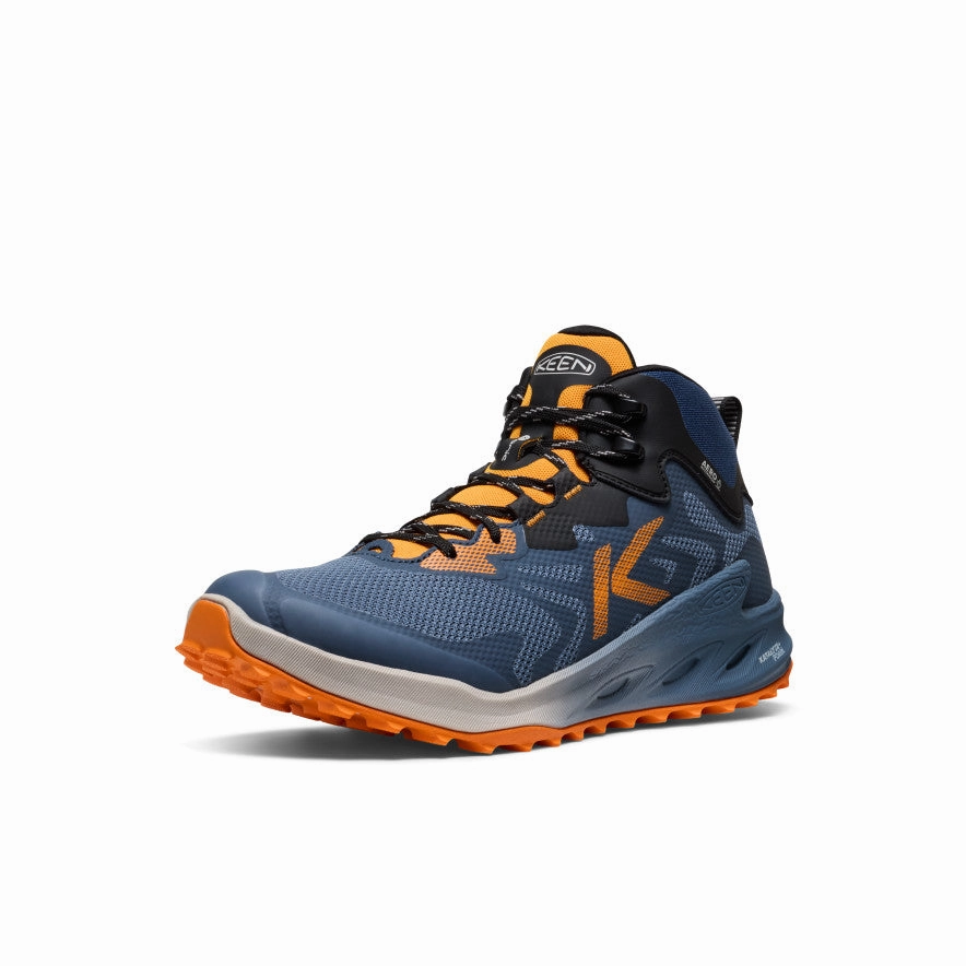 Men's Zionic NXT Waterproof Hiking Boot  |  Naval Academy/Bright Marigold Comfortable Linings Padded collar