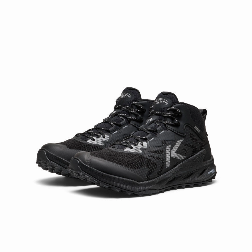 Quick Drying Men's Zionic NXT Waterproof Hiking Boot  |  Triple Black