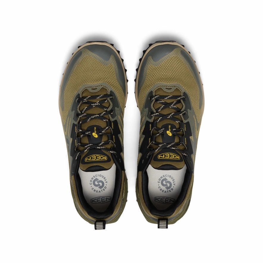 Comfortable fit Men's Zionic NXT Waterproof Hiking Shoe  |  Martini Olive/Lemon Curry