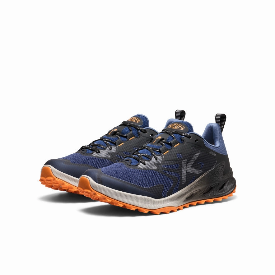 Men's Zionic NXT Waterproof Hiking Shoe  |  Naval Academy/Bright Marigold Cushioned