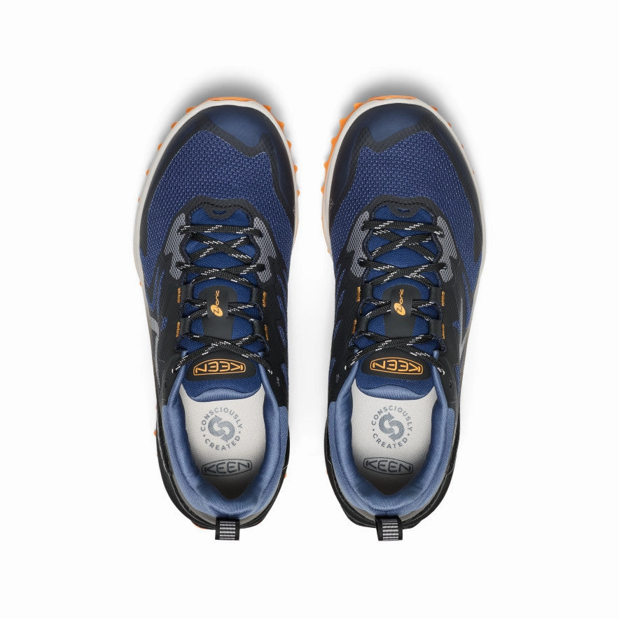 Men's Zionic NXT Waterproof Hiking Shoe  |  Naval Academy/Bright Marigold Enhanced grip