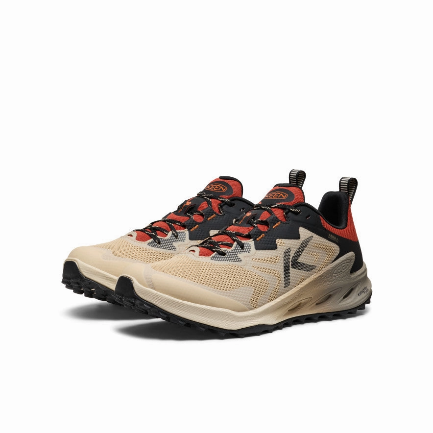 Men's Zionic NXT Waterproof Hiking Shoe  |  Safari/Red Ochre Trail Ready