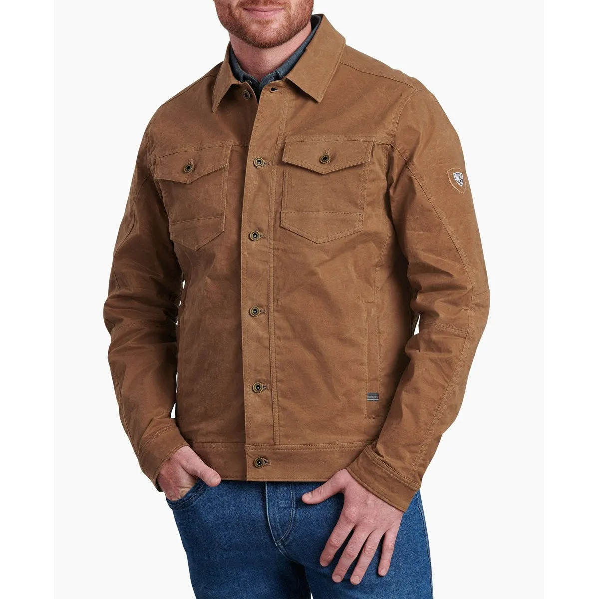 Men's Outlaw Waxed Jacket Fashion Shield