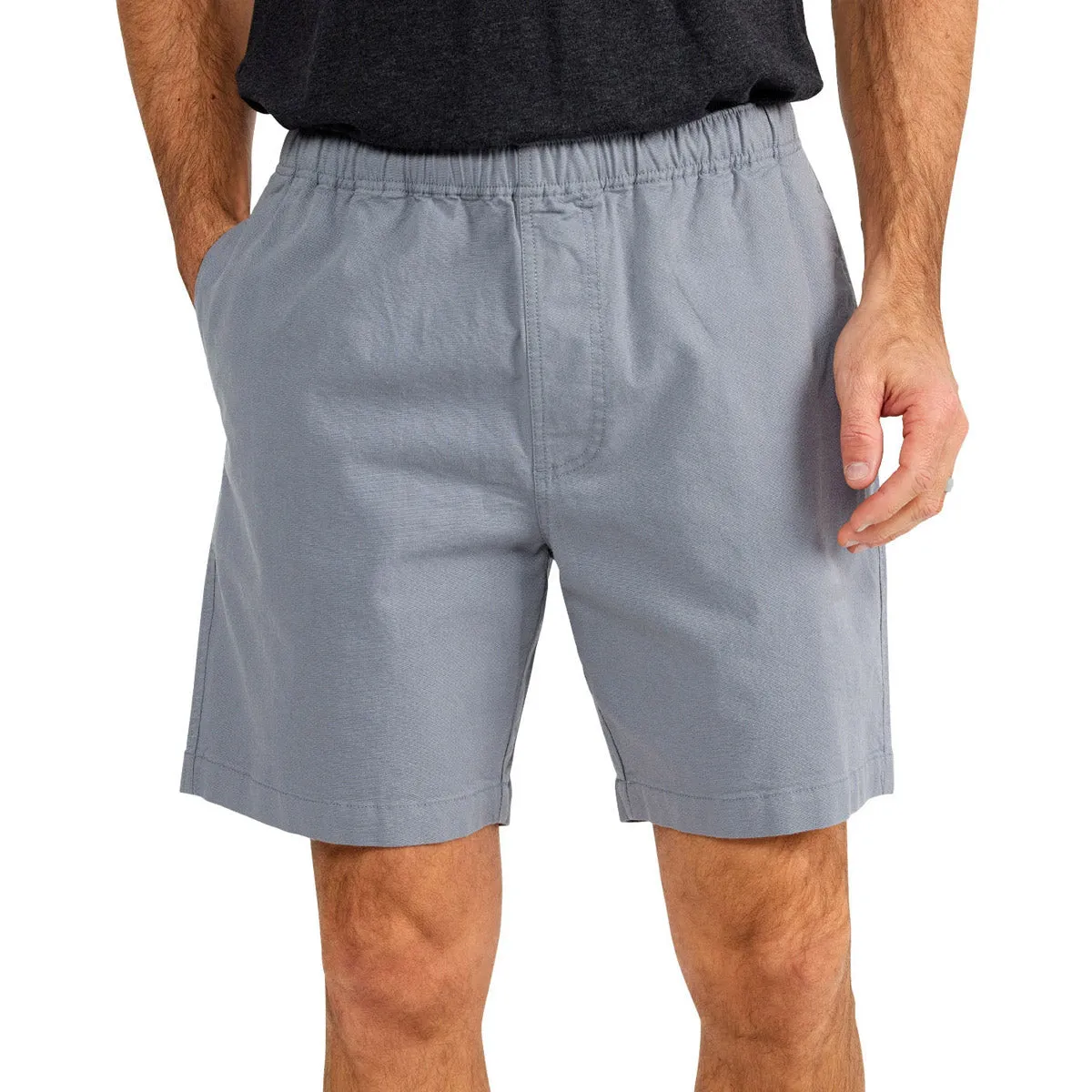 Men's Stretch Canvas Short - 7" Sporty Design day trip