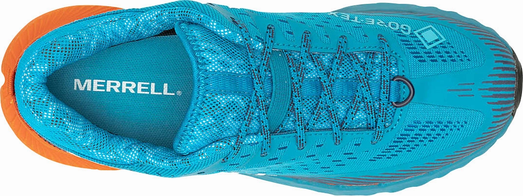 Foam Cushion Merrell Agility Peak 5 GORE-TEX Womens Trail Running Shoes - Blue