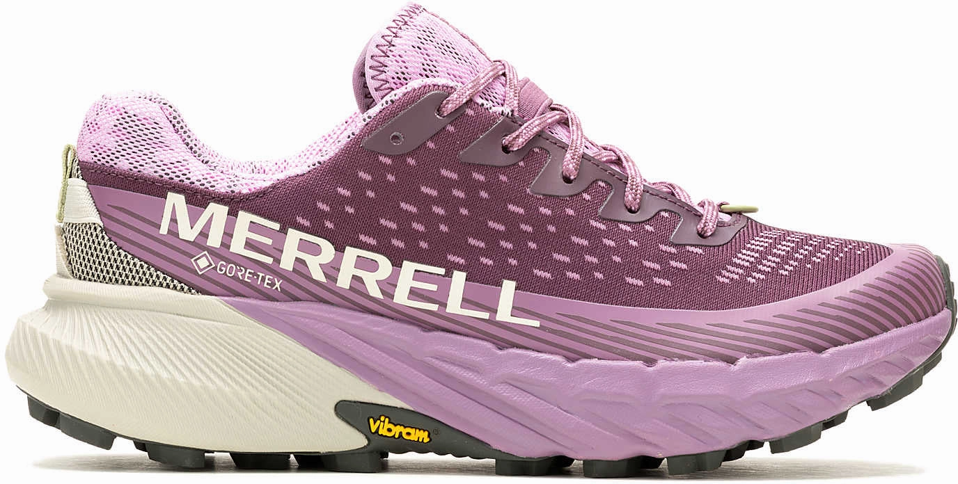 Merrell Agility Peak 5 GORE-TEX Womens Trail Running Shoes - Purple Comfortable foot flex