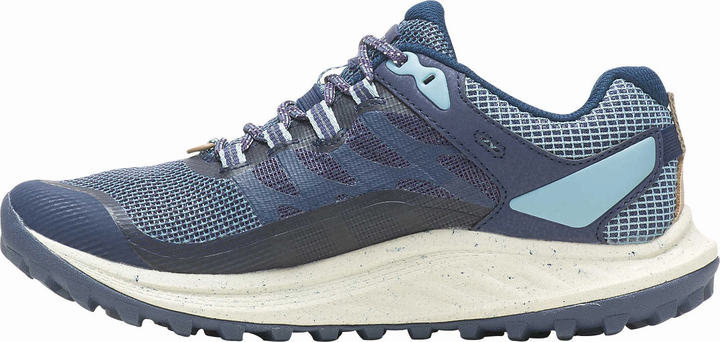 relay - run Merrell Antora 3 Womens Trail Running Shoes - Blue