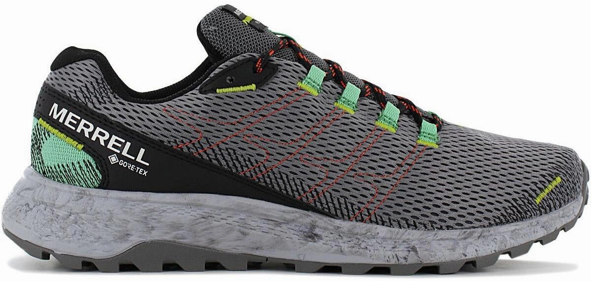 Summer running gear Merrell Fly Strike GORE-TEX Mens Trail Running Shoes - Grey