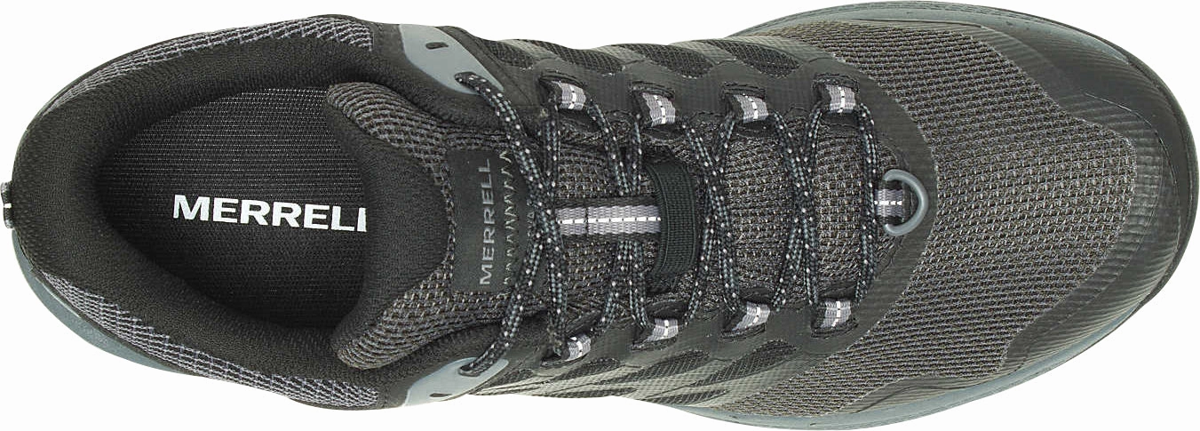 Merrell Nova 3 GORE-TEX Mens Trail Running Shoes - Black Stretch Zones upcycled - material - feature shoes