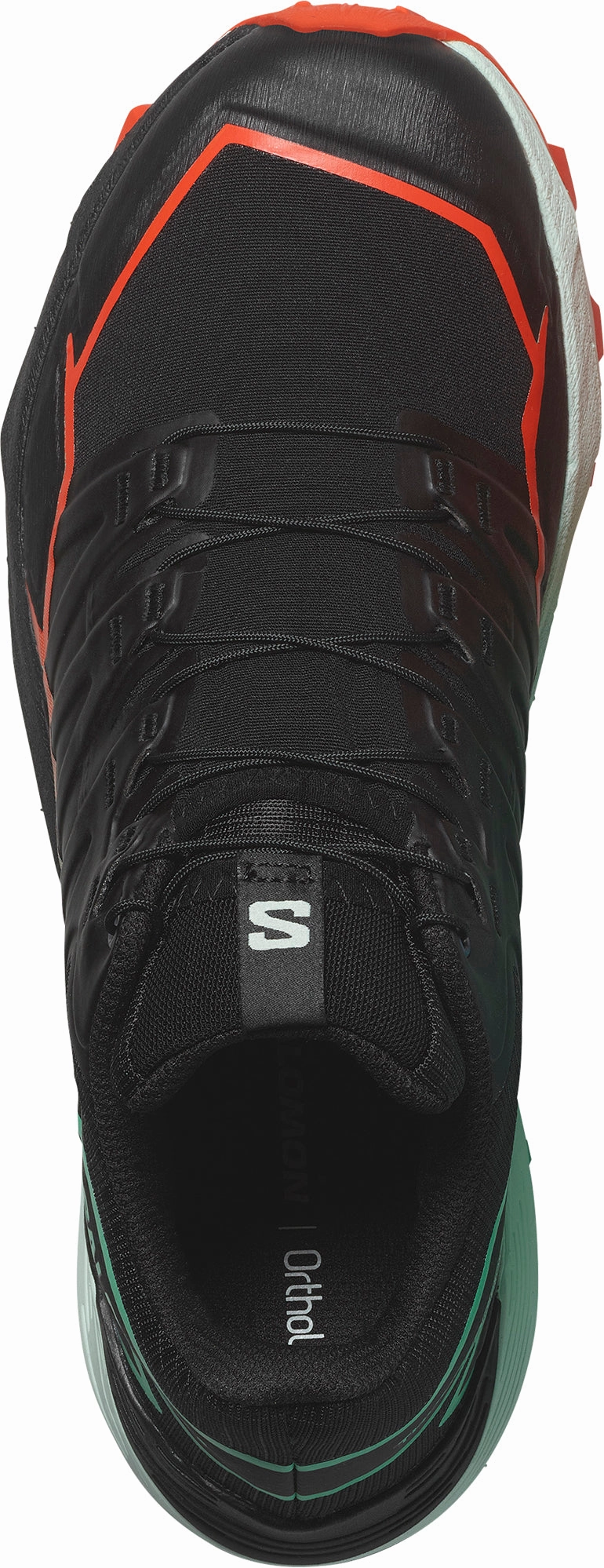 Salomon Thundercross Womens Trail Running Shoes - Black Ventilated Mesh Upper Wide Platform Base