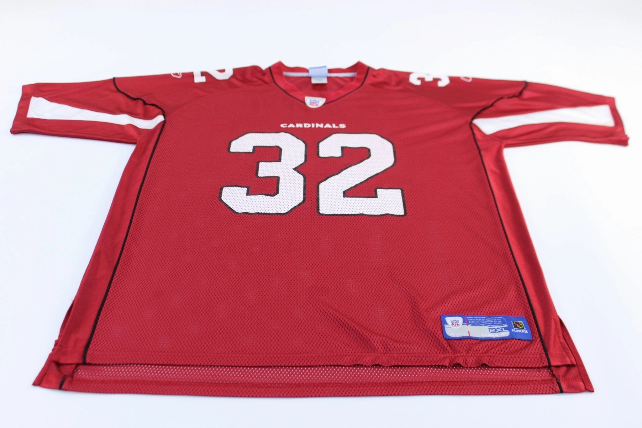 Smooth Silicone Gripper Rush Hour Arizona Cardinals Edgerrin James #32 Reebok Football Jersey