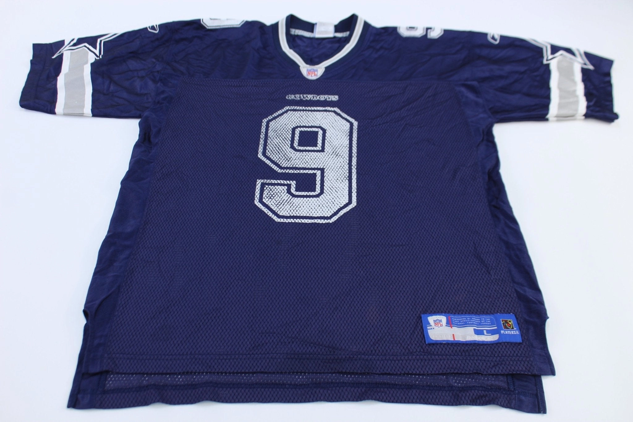 Dallas Cowboys Tony Romo Reebok Football Jersey Non Restrictive Silhouette