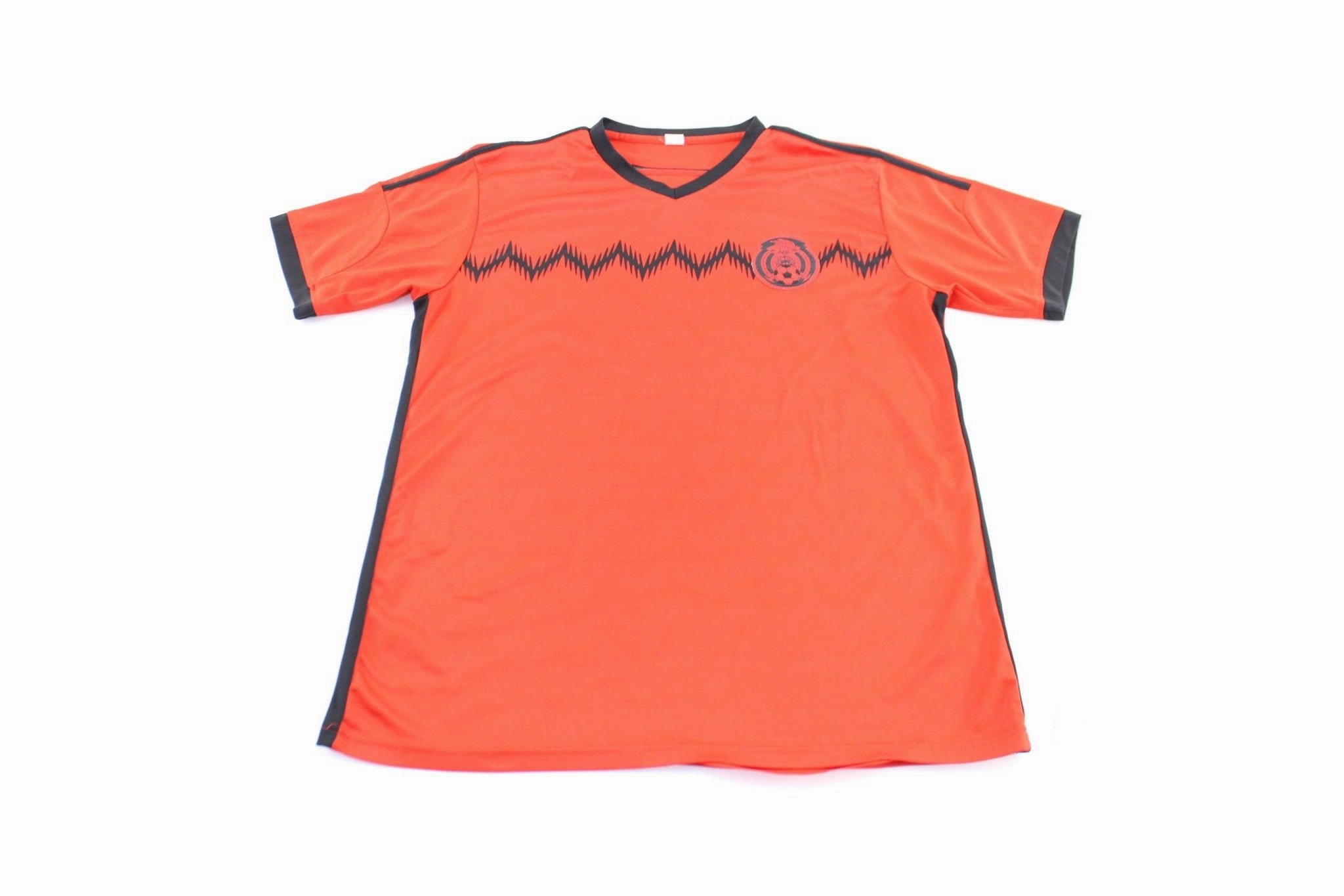 Mexico Embroidered Patch Red Soccer Jersey Power Form