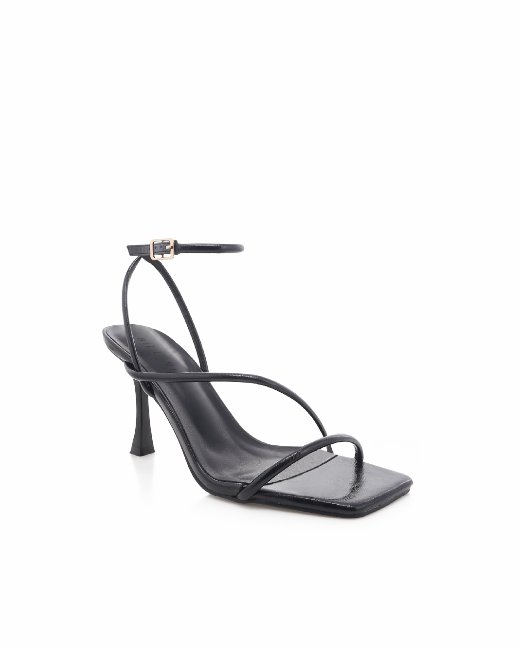 Minimal Heels MICHAH - BLACK SHINE