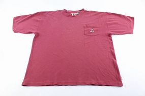 Mickey Inc Embroidered Mickey Mouse T-Shirt Garment Dyed Finish