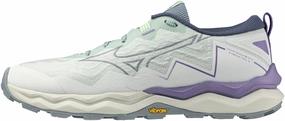 Mizuno Wave Daichi 9 GORE-TEX Womens Trail Running Shoes - White diamond - design shoes
