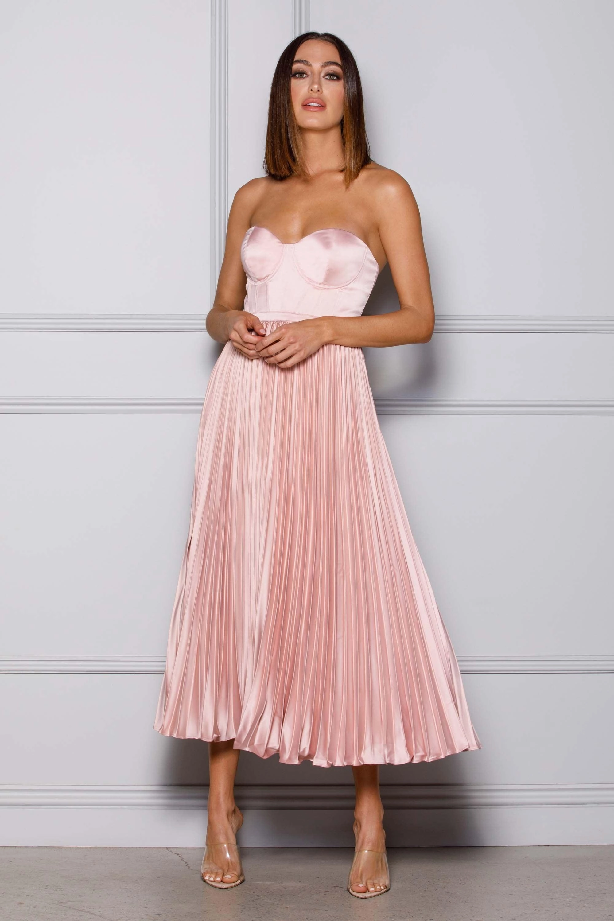 Milan Dress - Blush relaxed shape
