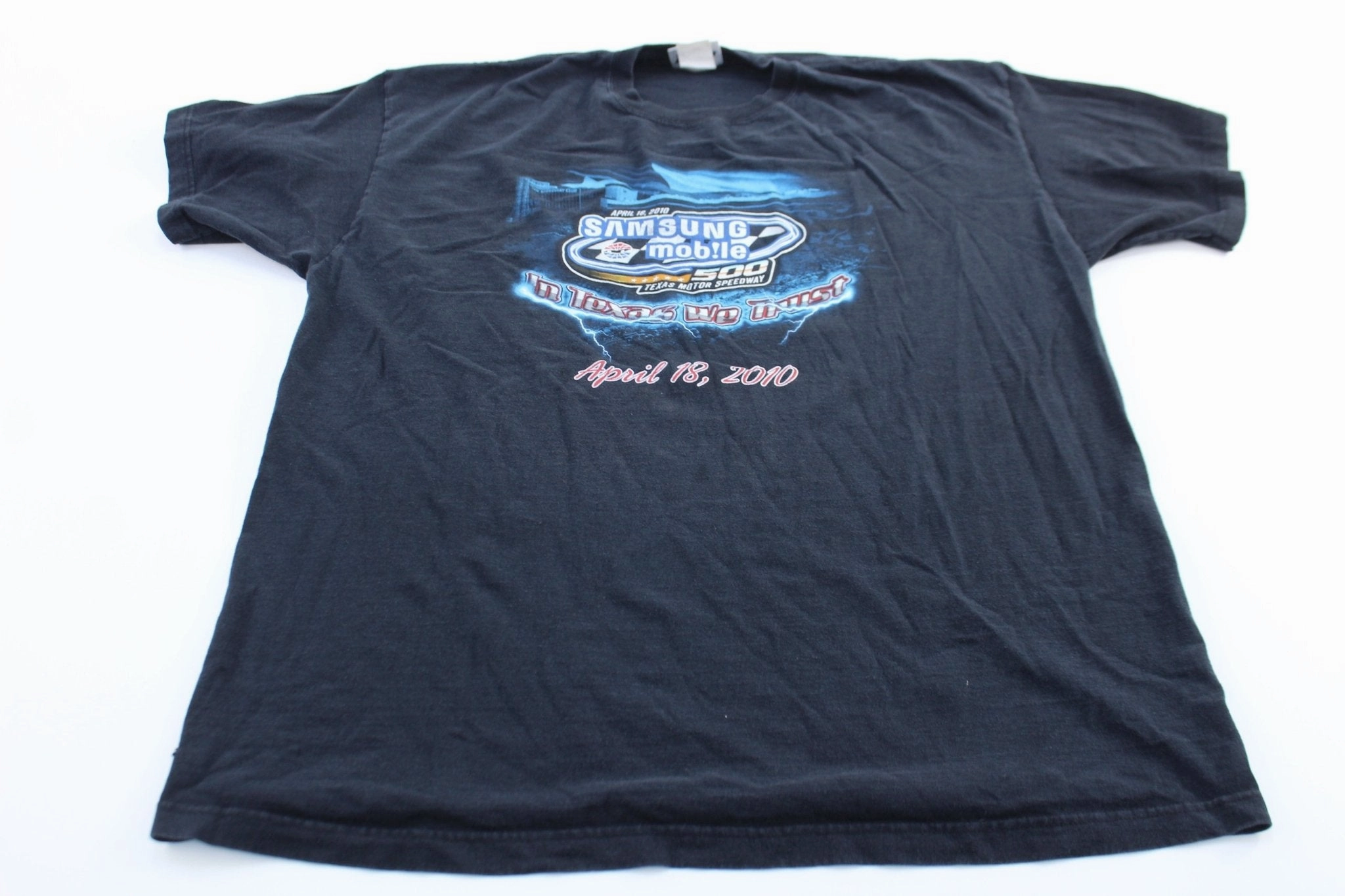 Texas Motor Speedway 500 Samsung Mobile Graphic T-Shirt Active Fashion Versatile Layering