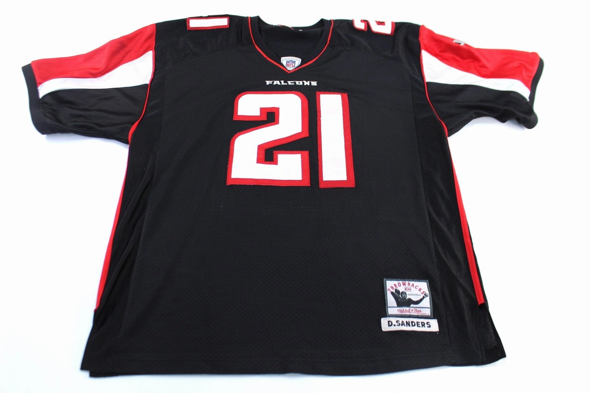 Game Look Daily Active Mitchell & Ness Atlanta Falcons Deion Sanders Football Jersey