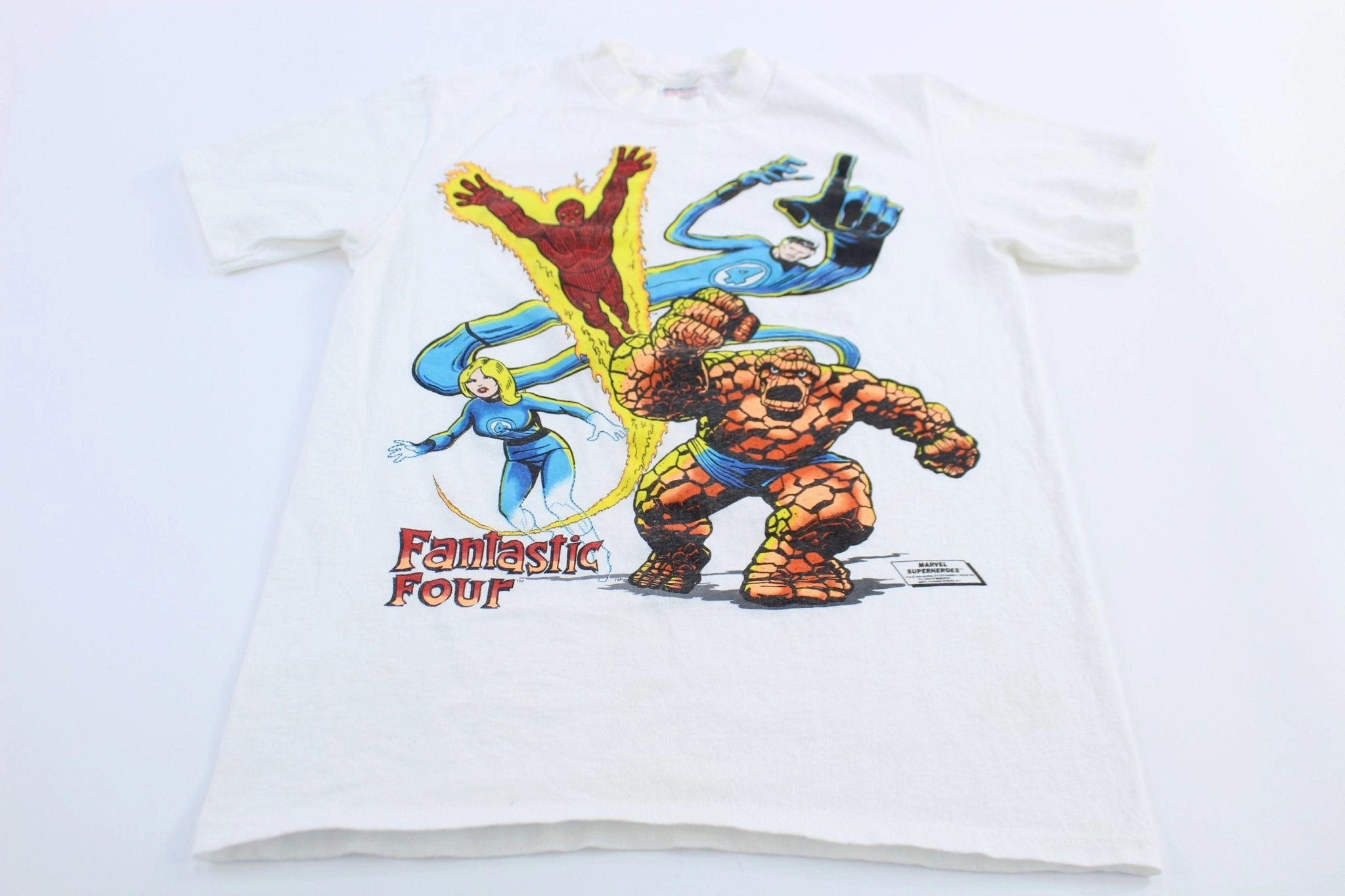 Casual Essentials Wear Weekend Comfort 90's Fantastic Four Marvel Superheroes Graphic T-Shirt