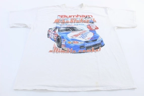 Burnham Boilers Mike Stefanik Racing Graphic T-Shirt Comfy Fit Wear Outdoor Smart