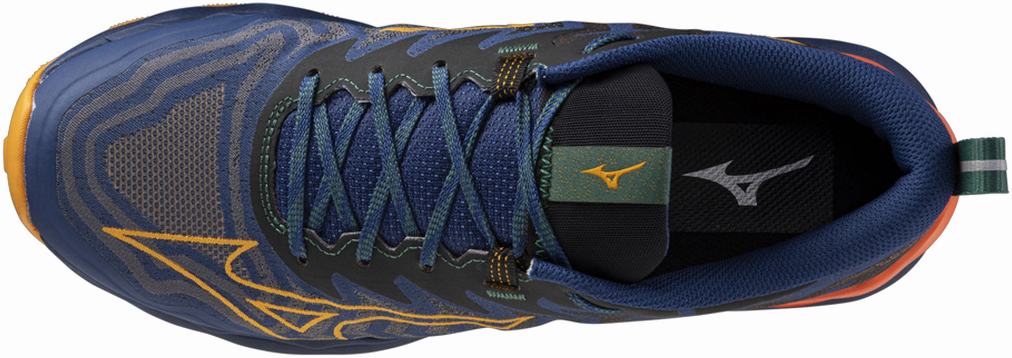 running for a positive mindset Mizuno Wave Daichi 8 Mens Trail Running Shoes - Blue