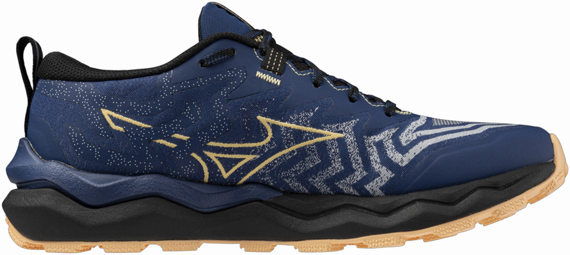 Torque Control Mizuno Wave Daichi 8 Womens Trail Running Shoes - Blue