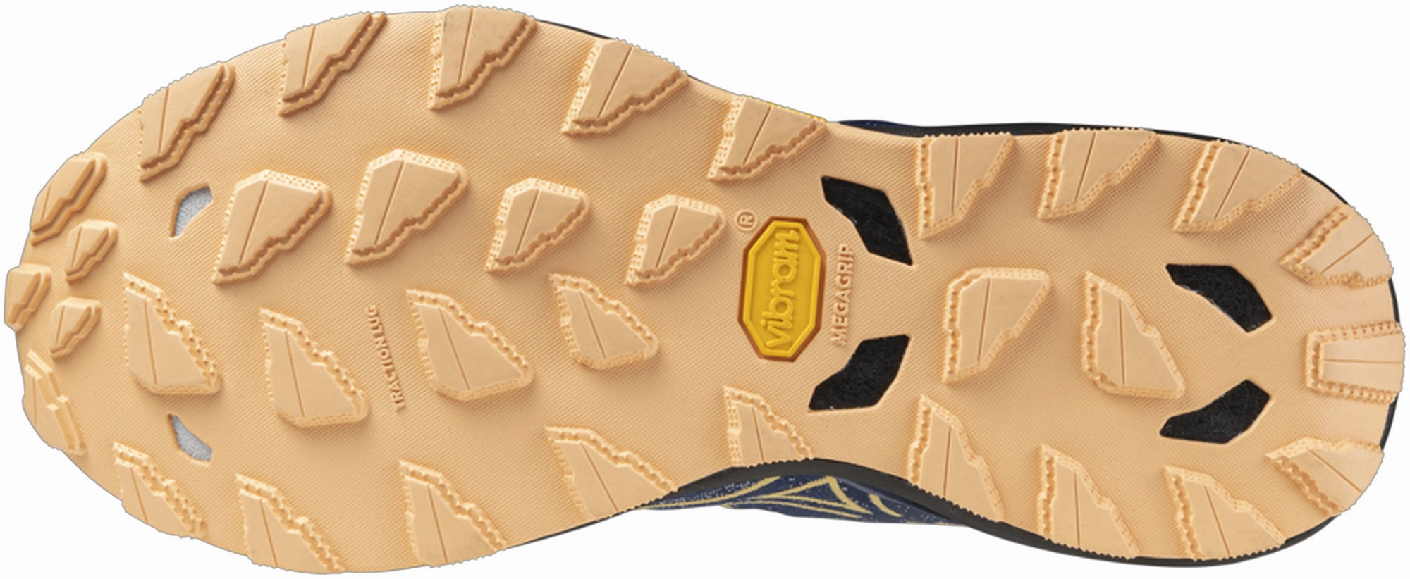 snug - fit low - cut Mizuno Wave Daichi 8 Womens Trail Running Shoes - Blue