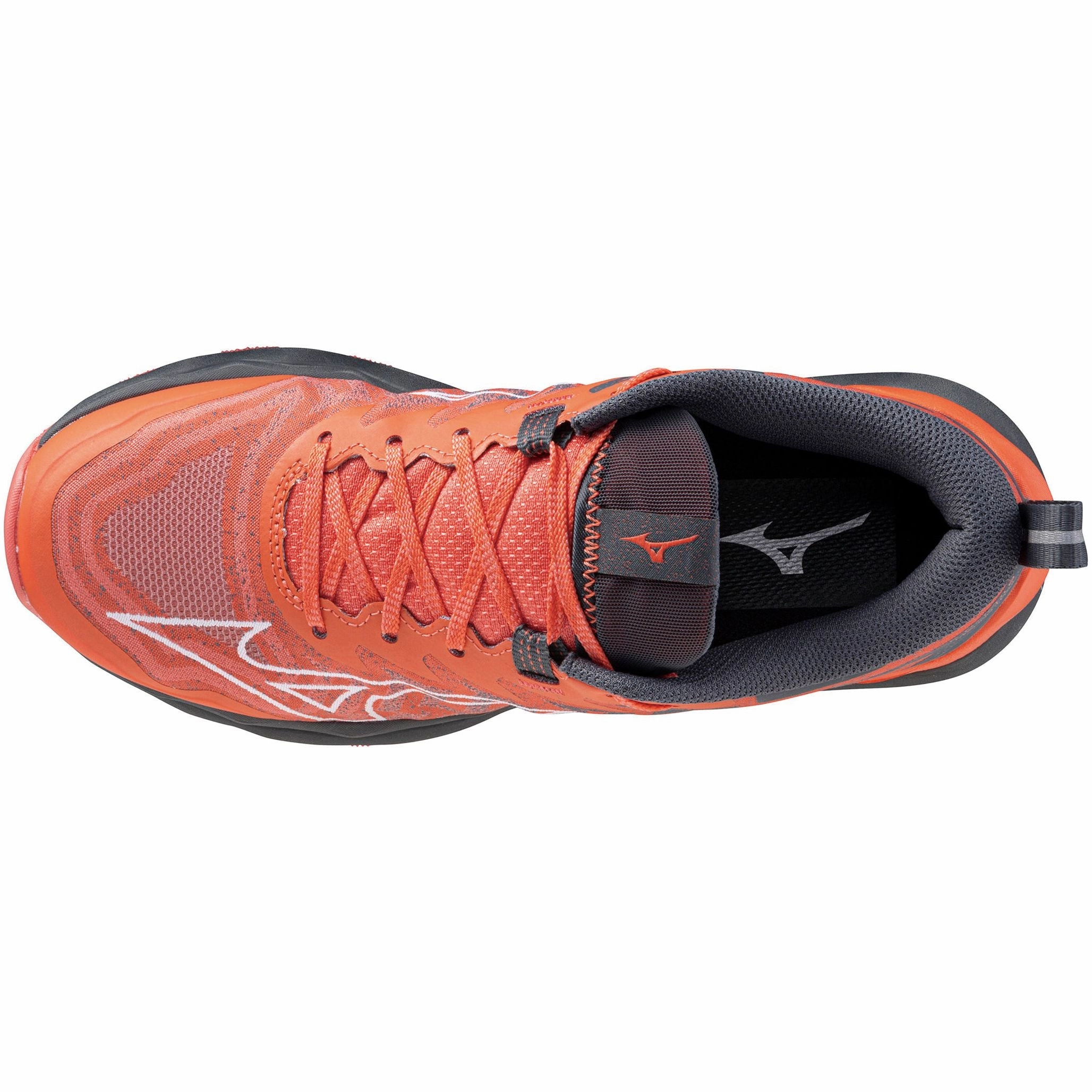 Mizuno Wave Daichi 8 Womens Trail Running Shoes - Red Durable outsole grip