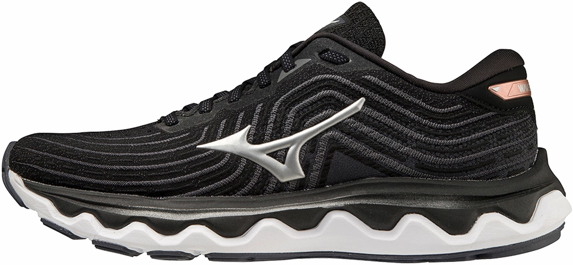 Mizuno Wave Horizon 6 Womens Running Shoes - Black mid - range running shoes cushioning technology