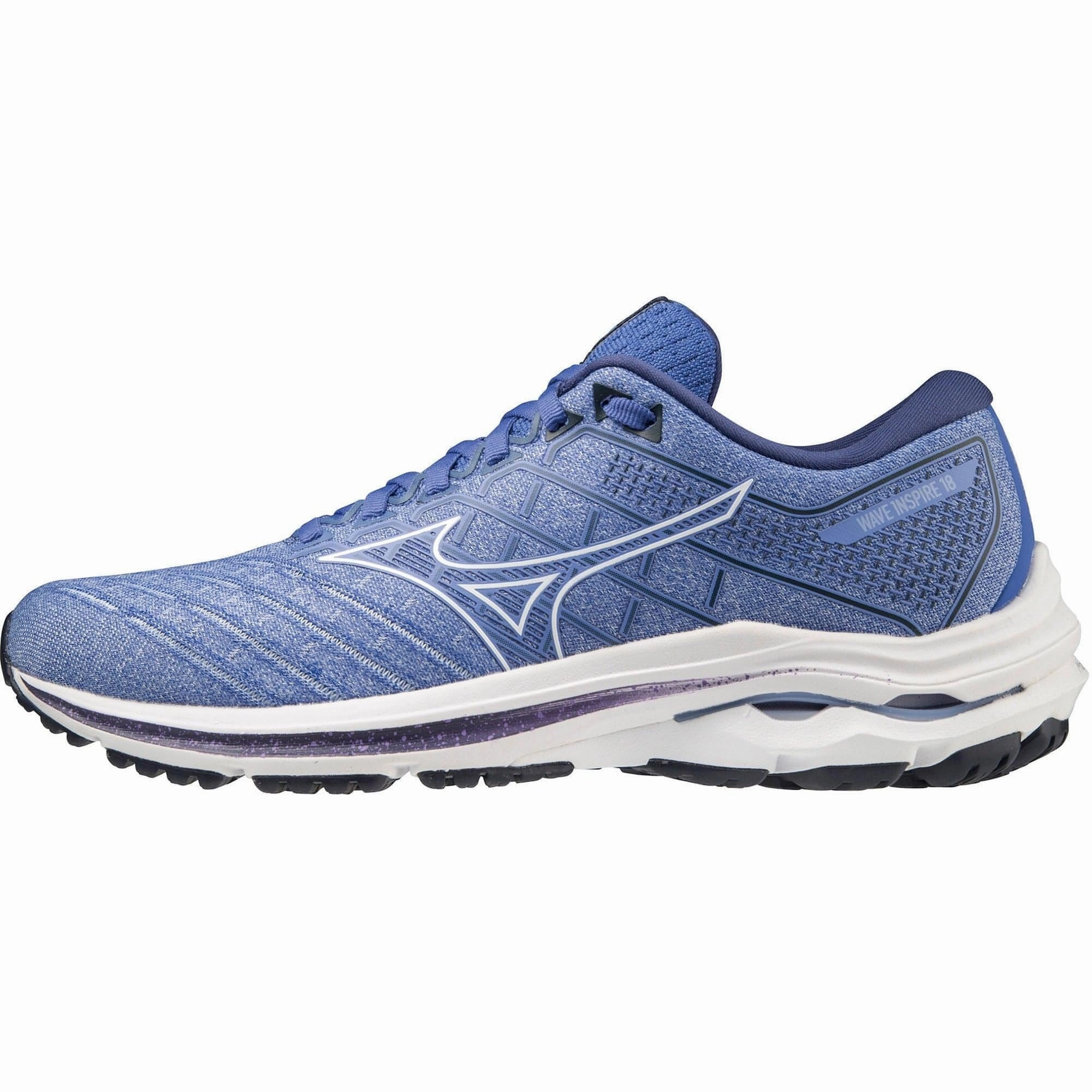 Mizuno Wave Inspire 18 Womens Running Shoes - Blue adaptive - sports